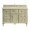 James Martin Vanities 48'' Single Vanity, Whitewashed Oak w/ 3 CM Eternal Marfil Quartz Top 424-V48-WWO-3EMR - alternate 1